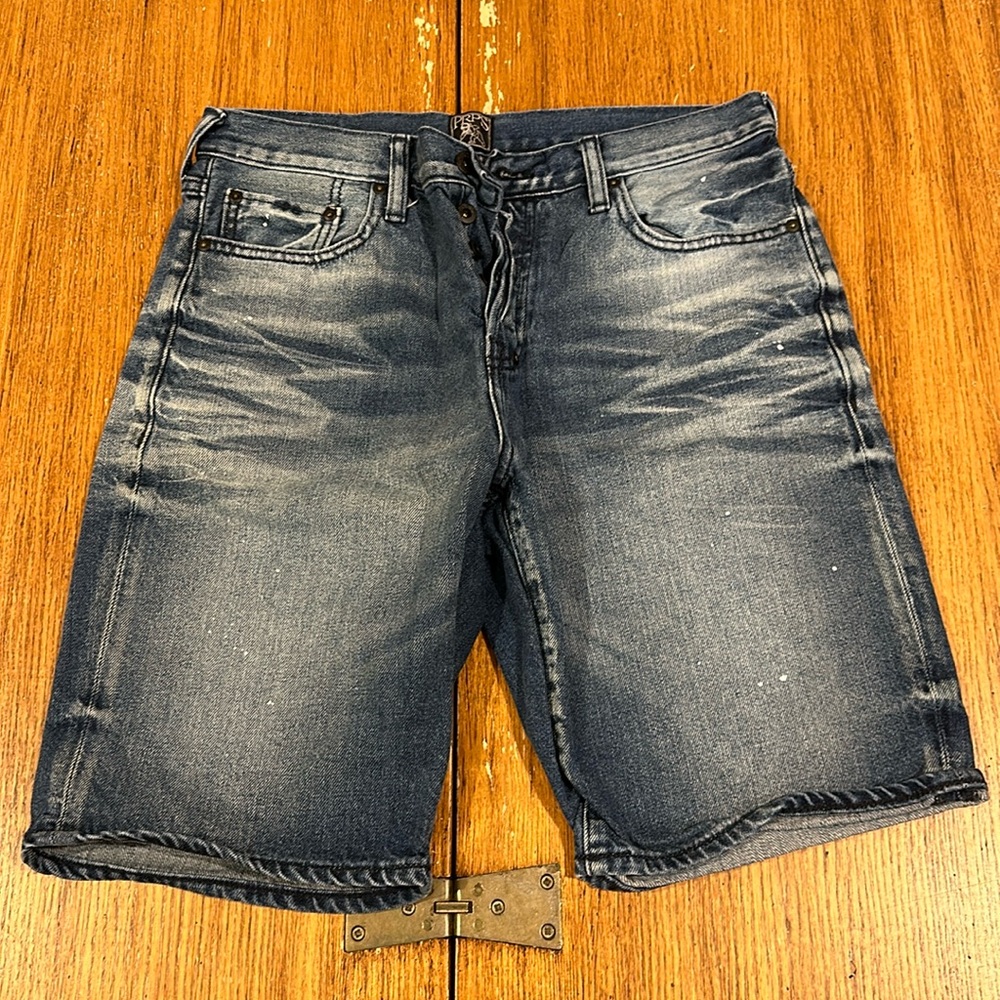 PRPS Distressed Jean Shorts
